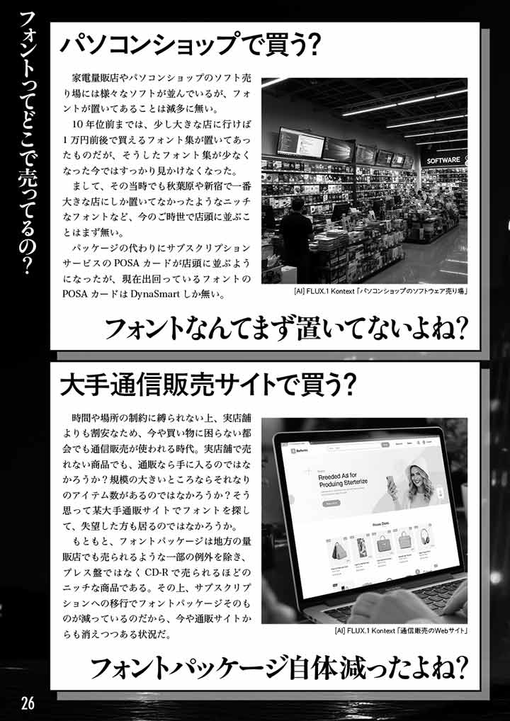 同人作家のためのフォントの本2026